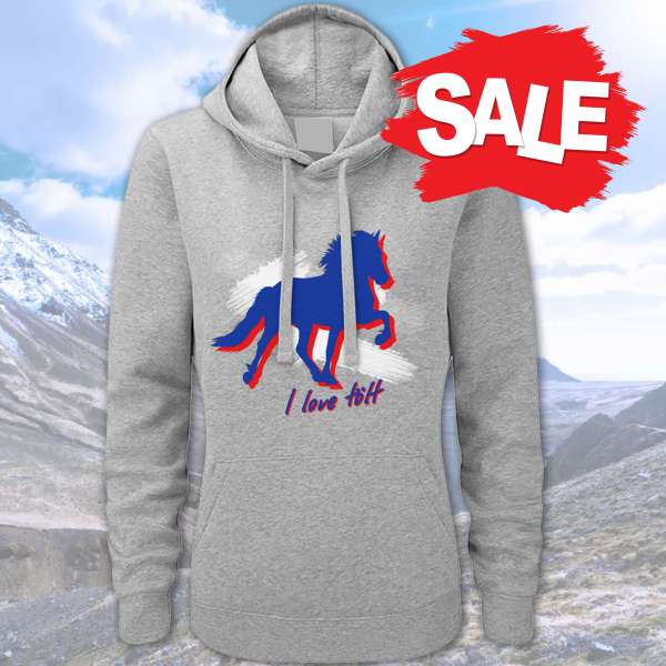 "I love tölt" Hoodie